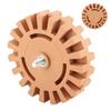 Rubber Eraser Wheel Adhesive Pinstripe Removal Tool for Paint Chrome Windows Metal Finishes Cars