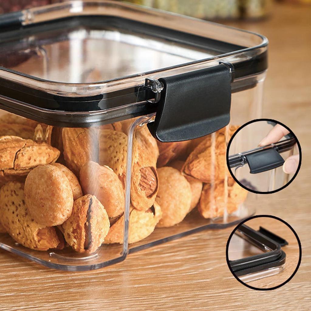 Food Storage Container Lunch Case Portable Sled Preservation Box Transparent for Students