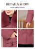 Plus Velvet Winter Jacket with Fur Collar for Elderly Women - Thickened Cotton Padded Coat for Middle-Aged & Senior Ladies