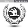 CGS1 Car Window Side Sticker for Skoda Logo Fabia 2 Octavia 2 A7 Tour RS Rapid Kodiaq Superb Felicia Fender Trunk Emblem Accessories