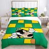 3pcs set Gofy1pc of quilt cover+2pcs of pillowcase, no core, print bedding, All Seasons Bedroom Setting119