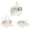 Waterproof Portable Make Up Bag Storage Cosmetic Bags For Women Translucent Travel Bag Make Up Storage Case Organizer