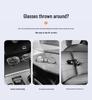 Universal Car-Mounted Sun Visor Glasses Case & Multifunctional Ticket Storage Clip