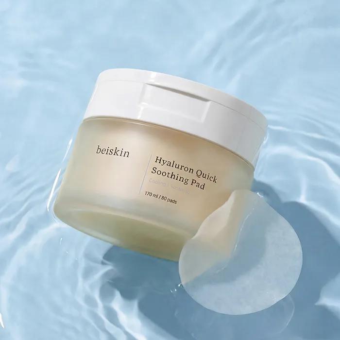 [80 Pads/3-Second Soothing Pads] Beiskin Hyaluronic Quick Soothing Pads (Moisturizing/Cooling/Soothing all at once)