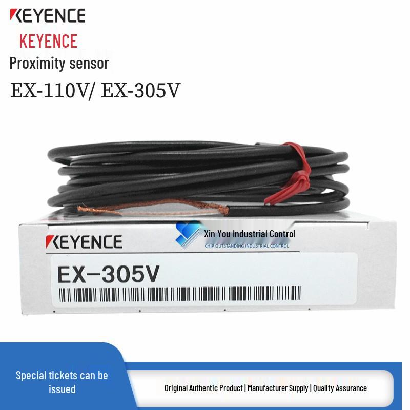 Keyence EX-110V/EX-305V Eddy Current Displacement Sensor Probe 110V