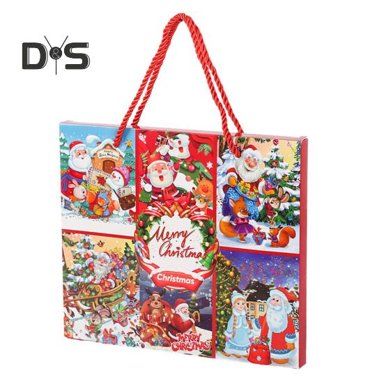 Weihnachts-Countdown-Kalender, Armband-Bastelset für Mädchen, DIY-Schmuckperlen-Charm-Set, 24 Tage, Weihnachts-Countdown-Geschenk für Kinder und Teenager