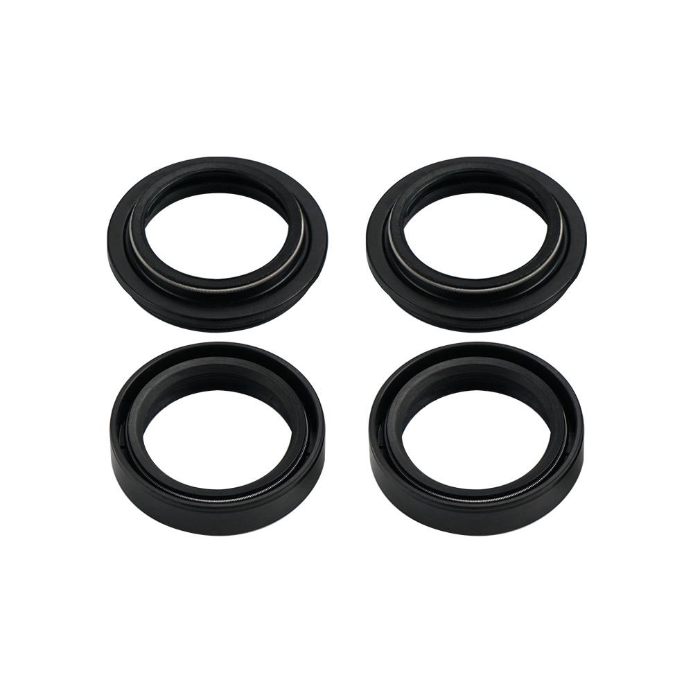 NICECNC For Kawasaki KX125 KX250 1980-1981 KDX 200 250 400 420 450 Ninja 250 300 500 KL600 Motorcycle Fork Seals & Dust Seal Kit чёрный