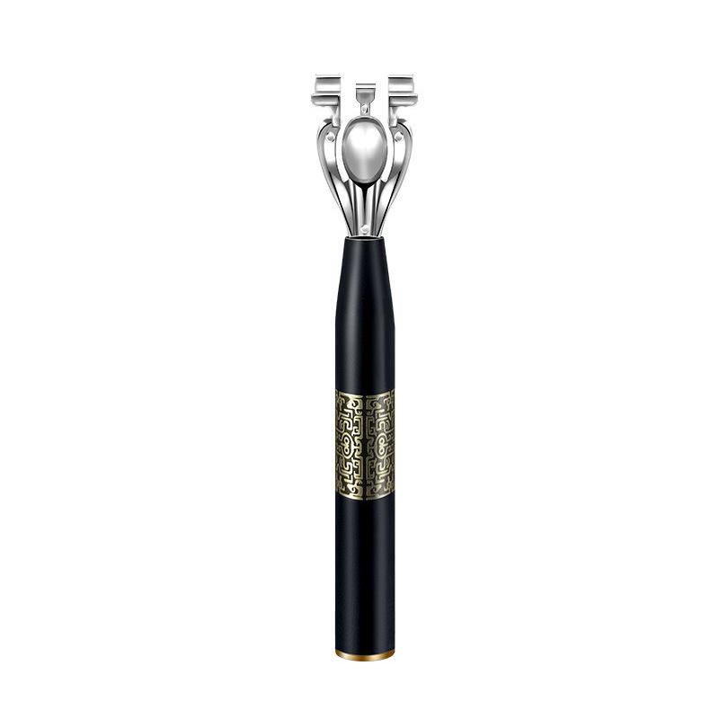 Six-Layer Men's Manual Razor - Chinese Style Blade Holder