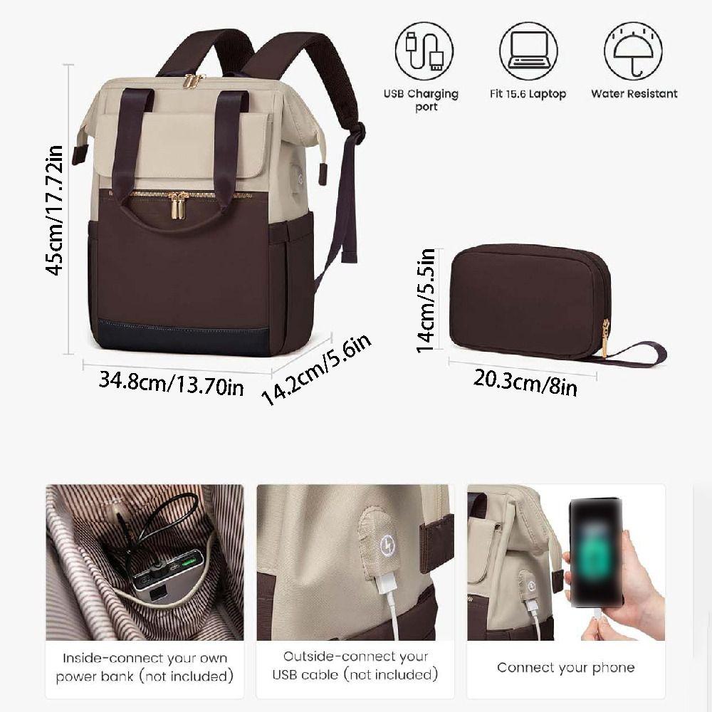 Multifunctional Mommy Shoulder Bag Waterproof Baby Stroller Organizer  Business Trip