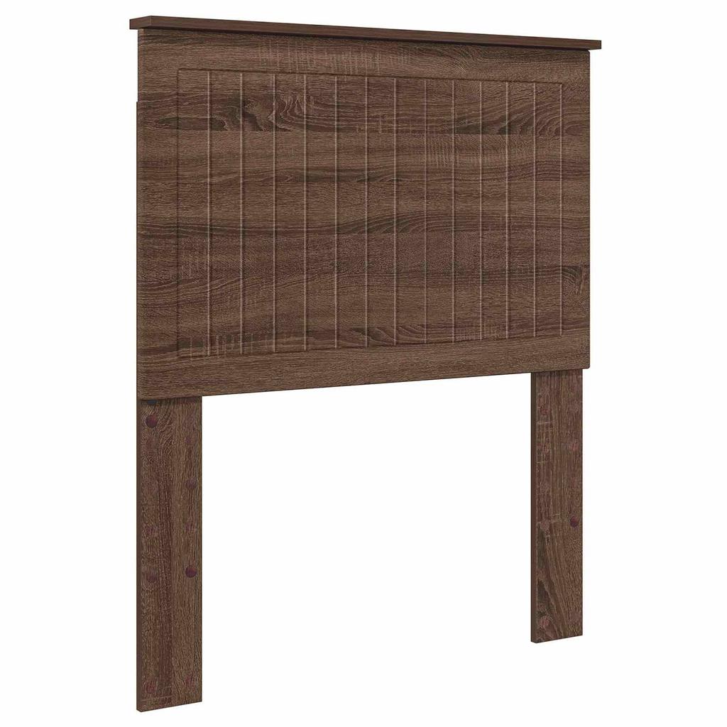 Headboard in Brown Oak Look 80 cm Particleboard