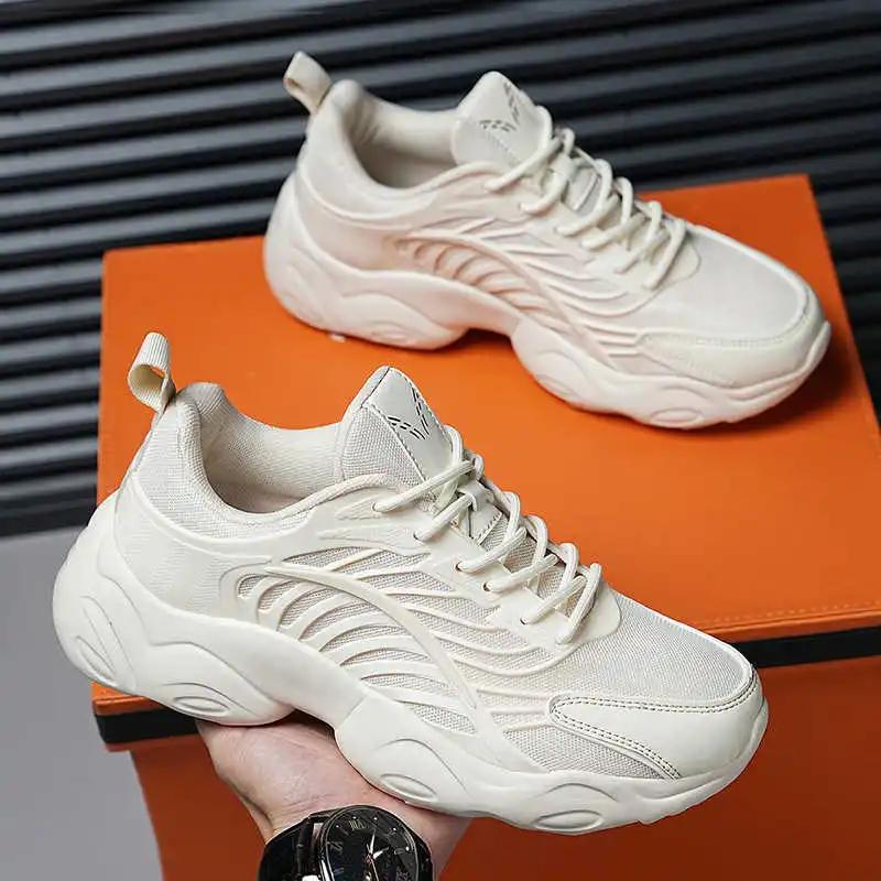 Zimni Increases Height Women's Sneakers Men Woven Size 35 Women Shoes Golf Practice Sports Branded Brands Top Grade Deporte