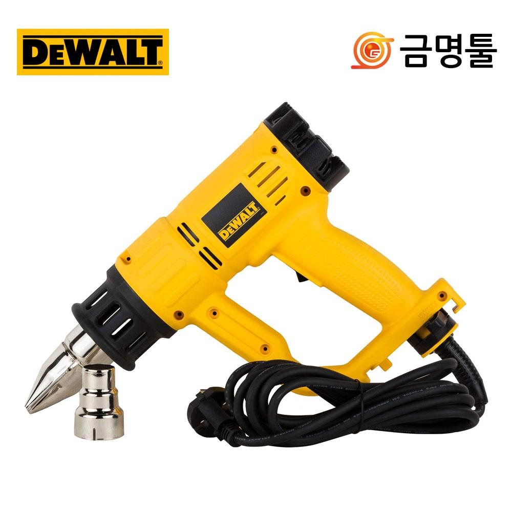 

DeWalt D26411 Вентилятор горячего воздуха 1800 Вт Нагревательный пистолет от 50 до +600 GHG500 2 класса с регулятором температуры