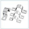 10-Piece 304 Stainless Steel Thickened U-Shaped Saddle Pipe Clamp Set