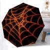 1 Stück Spider Web Automatik-Faltschirm – Kompaktes 8-Streben-Design, robustes Kunststoff- und Eisenmaterial, leicht für den täglichen Gebrauch im Freien.