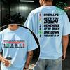 Summer New Tshirt Unisex When Life Gets You 1 Down 5 Up Motorcycle Shift Print Casual T Shirt Tees Plus Size Short Sleeve Tops