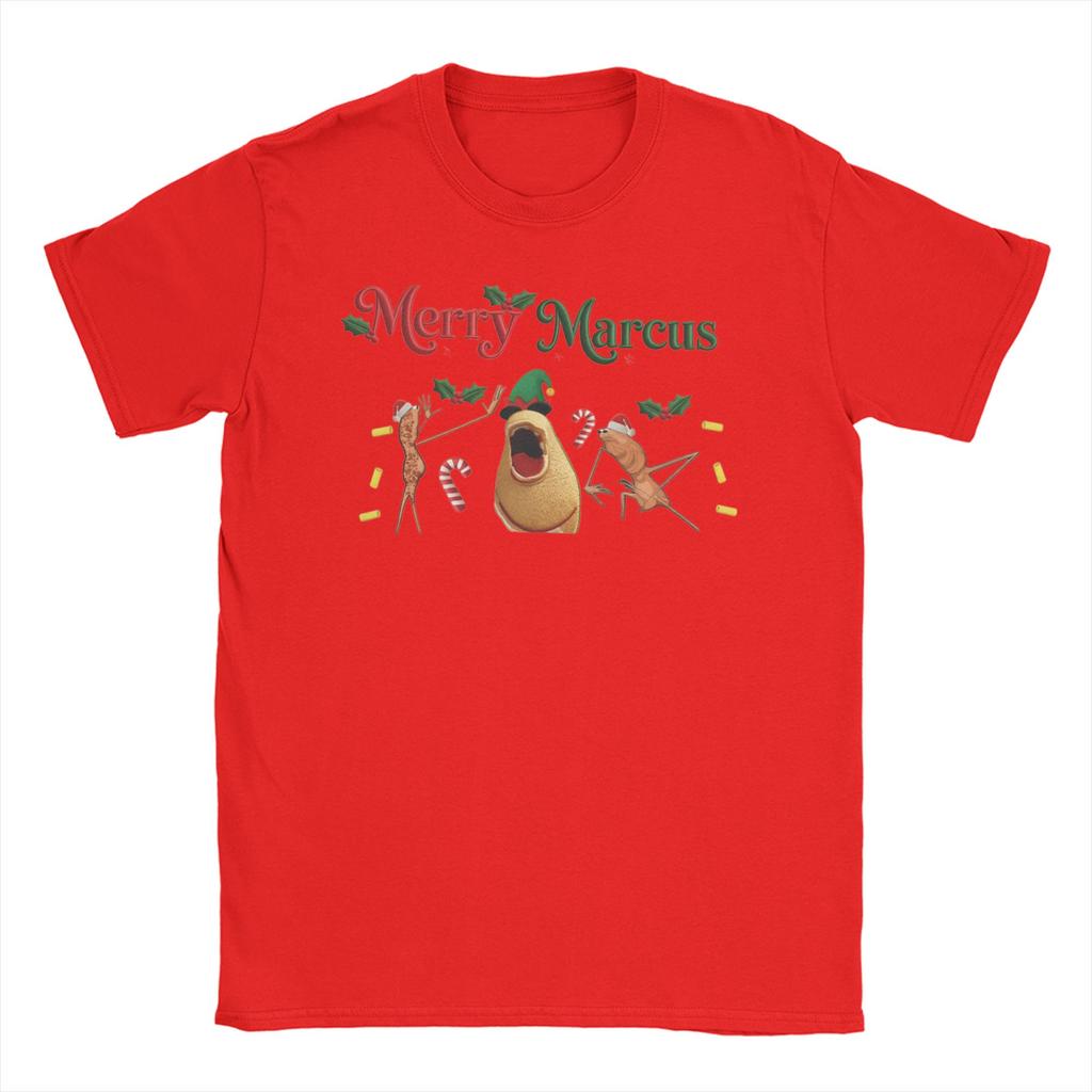 Funny Marcus The Worm for Men Women T Shirt Merry Christmas Funny Tee Shirt Short Sleeve O Neck TShirt Cotton Gift Clothing