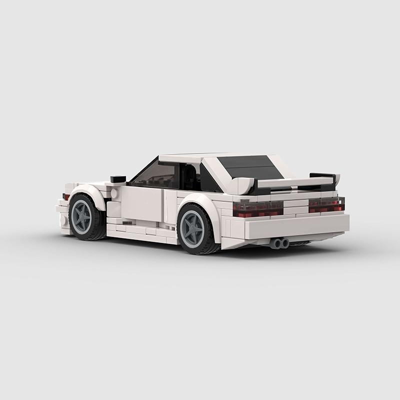 MOC Auto Classica Città Super Gara Veicolo Creativo S13 240sx Modello Blocchi di Costruzione Corse Regalo di Natale Giocattolo