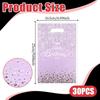 Jeffdad 30Pcs Glitter Diamonds Birthday Party Favor Bags, Cute Birthday Party Candy Bags Cookie Bags for Girls Women Birthday Party Decorations