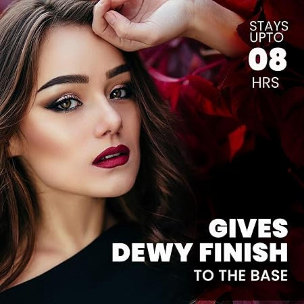 Long Lasting Makeup Fixer Spray with Hyaluronic Acid | Hydrating Dewy Base Setting Spray for Professional Face Make Up | Non Sticky | 60ml