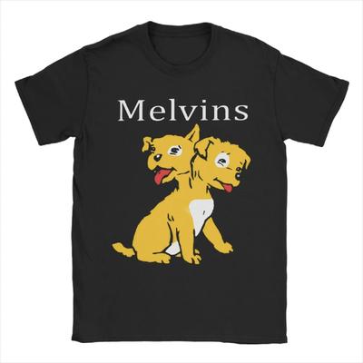 Men T-Shirt Band Melvins Fashion 100% Cotton Tees Short Sleeve T Shirts Round Neck Clothing New Arrival