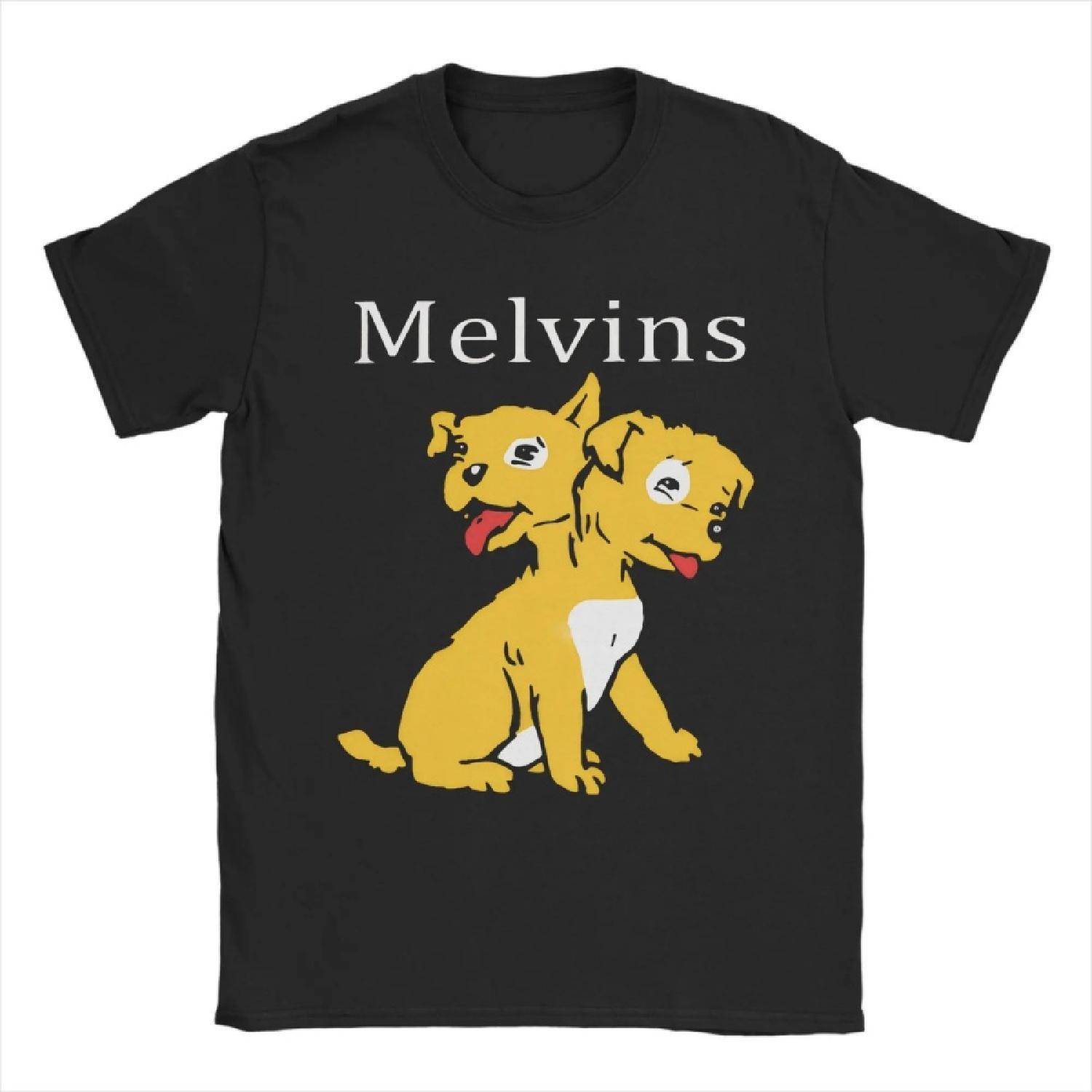 

Men T-Shirt Band Melvins Fashion 100% Cotton Tees Short Sleeve T Shirts Round Neck Clothing New Arrival XXXXXL чорний