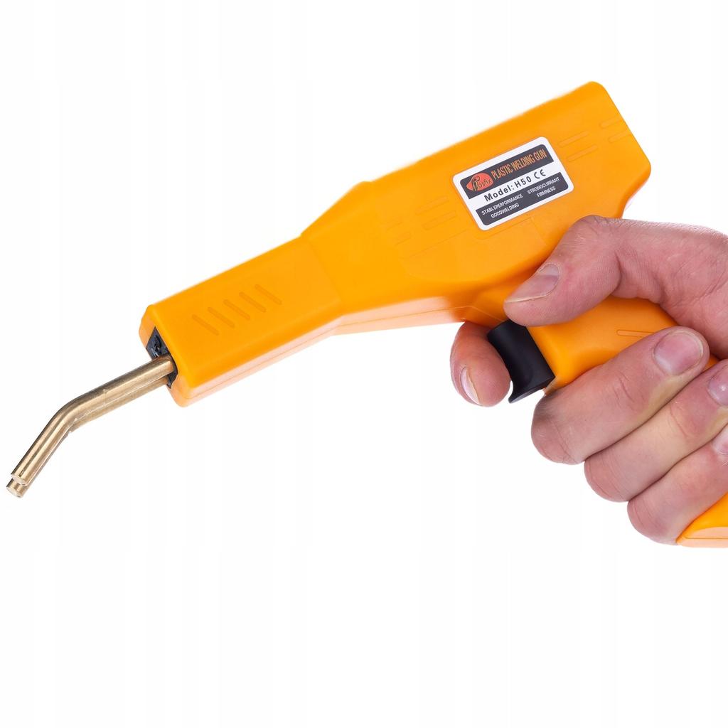 Rosfix Lutownica Żelazko Do Plastiku 100W RRO100W – Zestaw Z Plastikami I Zszywaczem | Wysoka Temperatura Do 600°C | 800 Zszywek W 8 Rodzajach