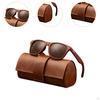 Wood Frame Sunglasses Accessories Eyewear for Sports Riding Outdoor Activities