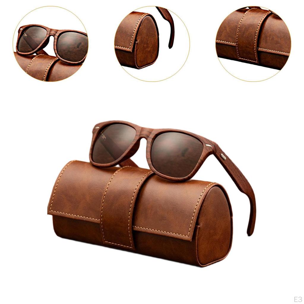 Wood Frame Sunglasses Accessories Eyewear for Sports Riding Outdoor Activities