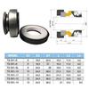 1Pcs 301 Series Mechanical Shaft Seal 8/10/12mm O Shape Water Pump Washer Ceramic Carbon Rubber Circulation Pump Seal