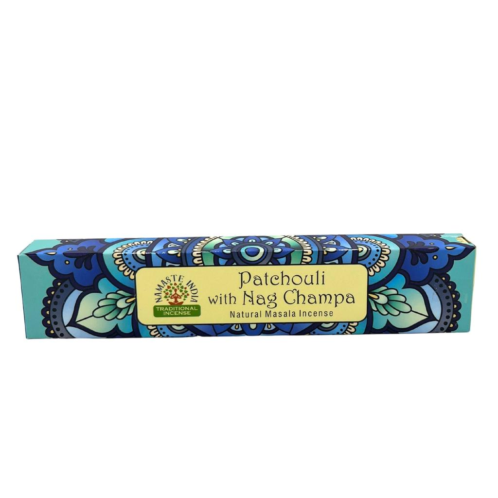 Nag Champa Patchouli Masala Incense Sticks Namaste