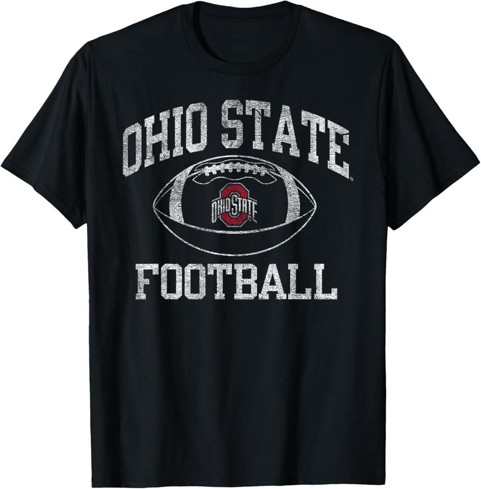 Ohio State Buckeyes Football Intensity Black T-Shirt XXL