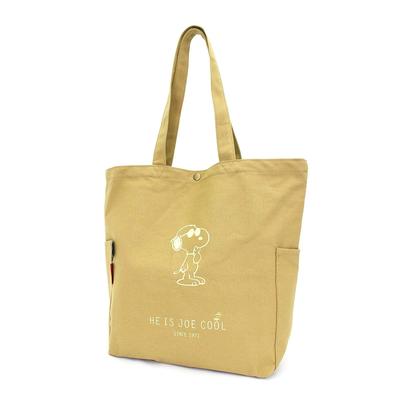 Sifre Canvas Tote Bag Snoopy 6030 PN130 Joe Cool Beige