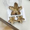 Set di pinze per capelli a forma di frangipani: Accessori per Capelli Floreali in Finto Marmo per Vacanze alla Moda