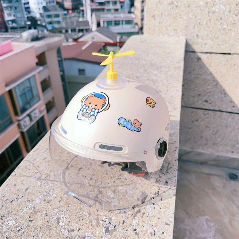 Children's Helmet Electric Bike Motorcycle Boy Girl Children Riding Protective Technology Sense Safety Helmet