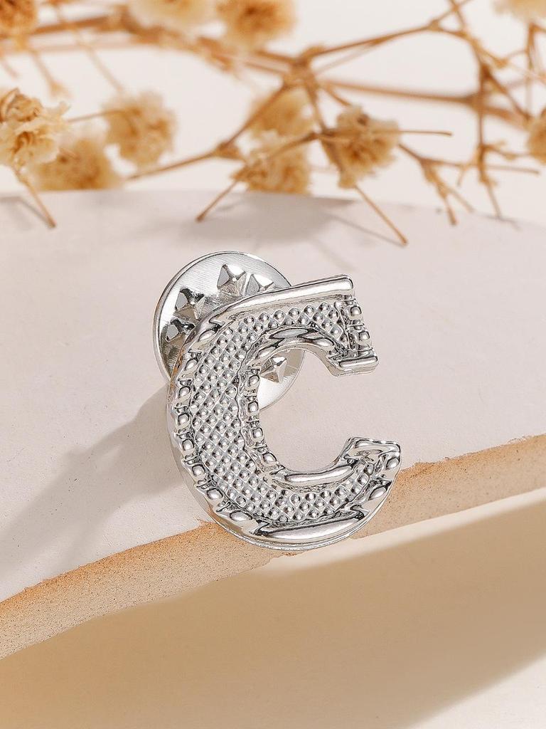 Luxury Alphabet Brooch: Elegant 26-Letter Fashion Pin to Secure Clothing in Style