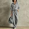 Women's Fashion Two Piece Set with Half and Wide Leg Pants, Loose Fit Multi-Color