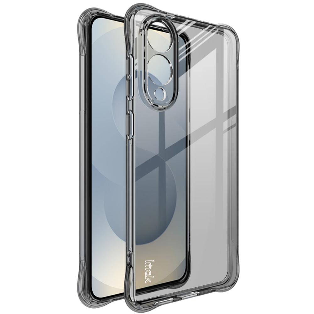 

IMAK For Samsung Galaxy S25 Edge Case TPU Phone Cover Airbag Shockproof Protection Transparent Black