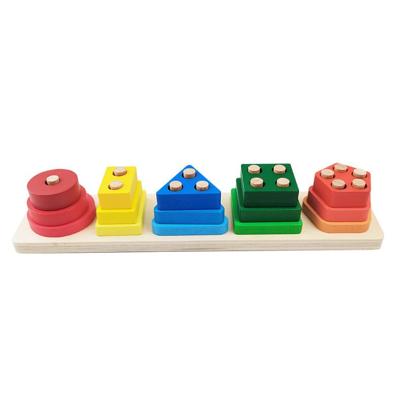 High-Quality Geometric High-Quality Shape High-Quality Color Youngsters High-Quality Wooden High-Quality Puzzle High-Quality Montessori Play sets