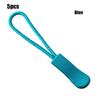 5Pcs Zipper Pull Puller End Fit Rope Tag Fixer Zip Cord Tab Replacement Clip Broken Buckle for Travel Bag Suitcase Tent