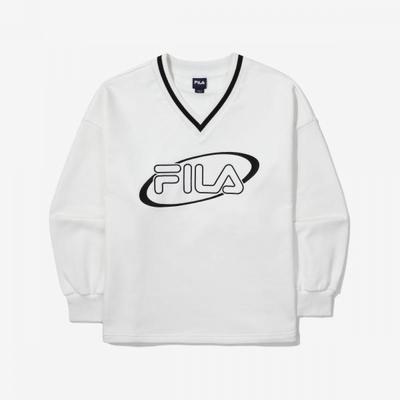 OVersized V Neck Sweatshirt
