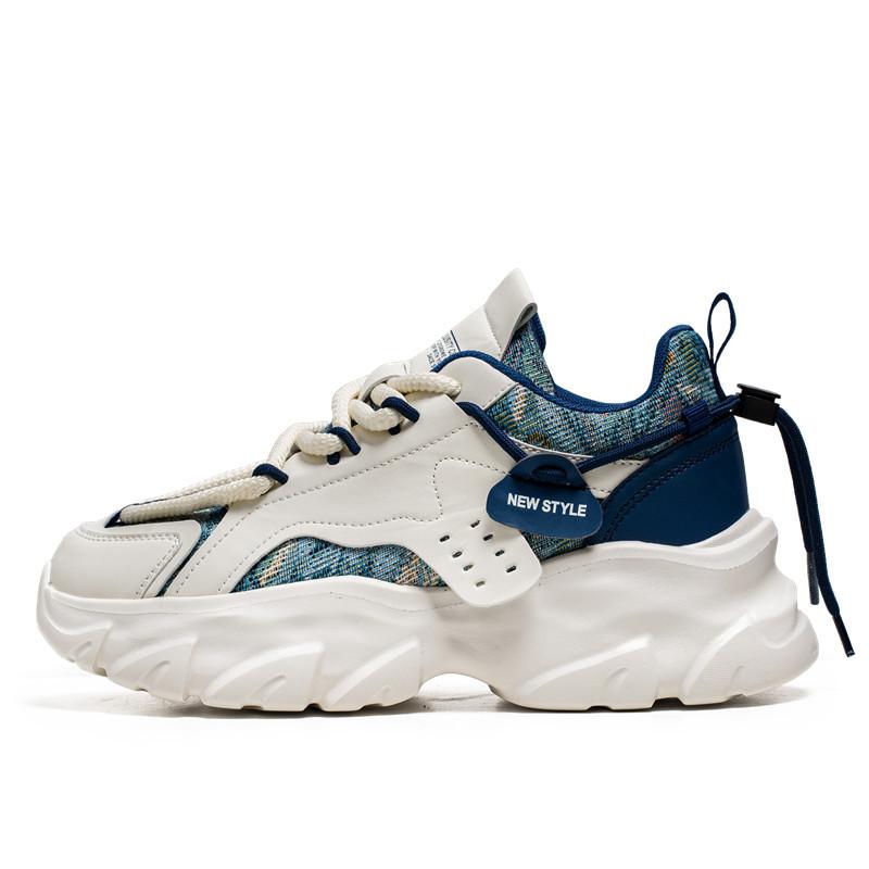 

Platform casual shoes men s 2025 summer new fashion breathable sports shoes men s shoes trend youth student shoes 39
