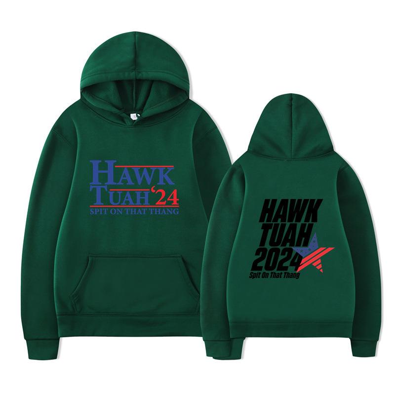 Hawk Tuah Spit on That Thang Hoodies Men Fashion Long Sleeve Sweatshirts Women Casual Harajuku Streetwear Sudaderas