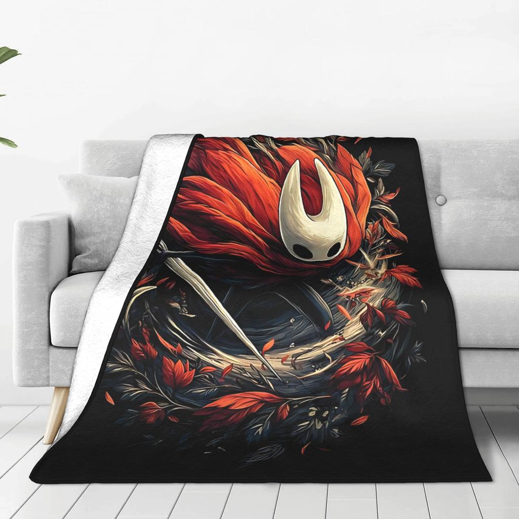 Hollow Knight Silksong Hornet Silksong Aiguille Chasseuse Couvertures Polaire Nouveauté Couvertures Chaudes pour Literie Salon Hiver
