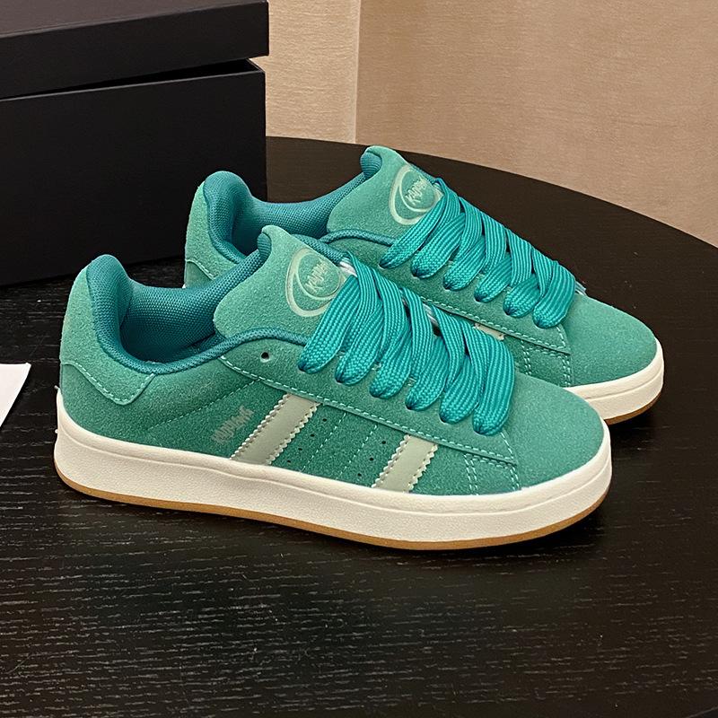 Langzu American board shoes men's niche shoes high sense, new trend couple two bars casual sports shoes women