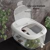 Eco-Friendly Turtle Breeding Tank with Climbing Platform and Drainage Lid