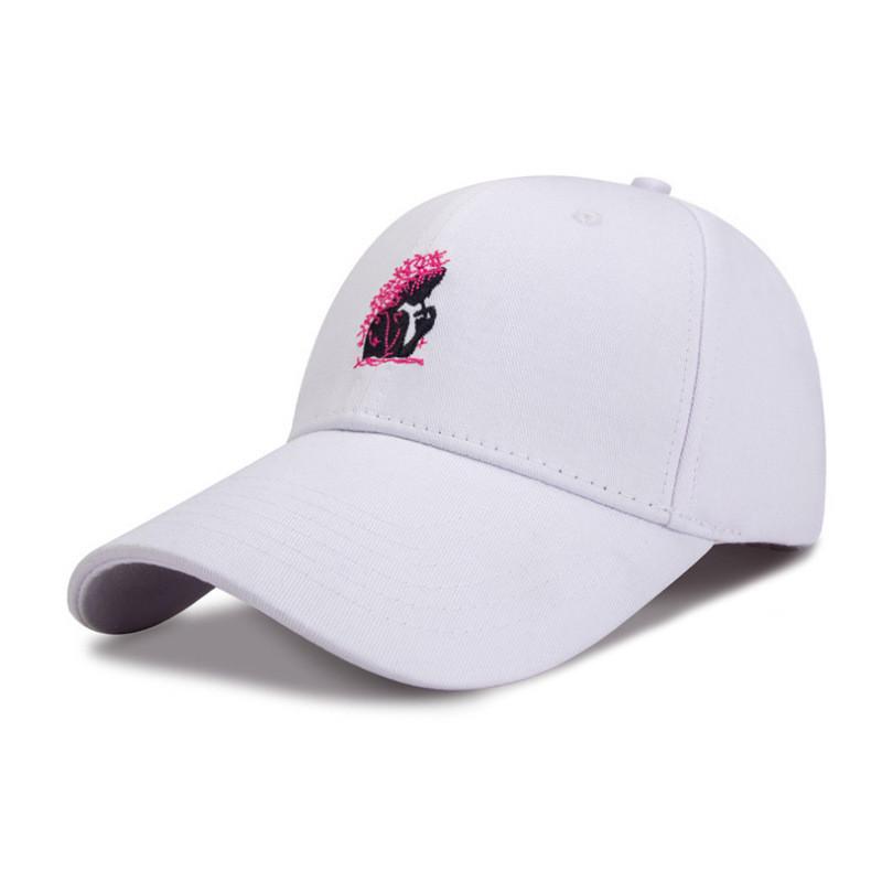 Spring Autumn Fashion Maple Leaf Embroidered Baseball Hat With Wide Brim Sunshade