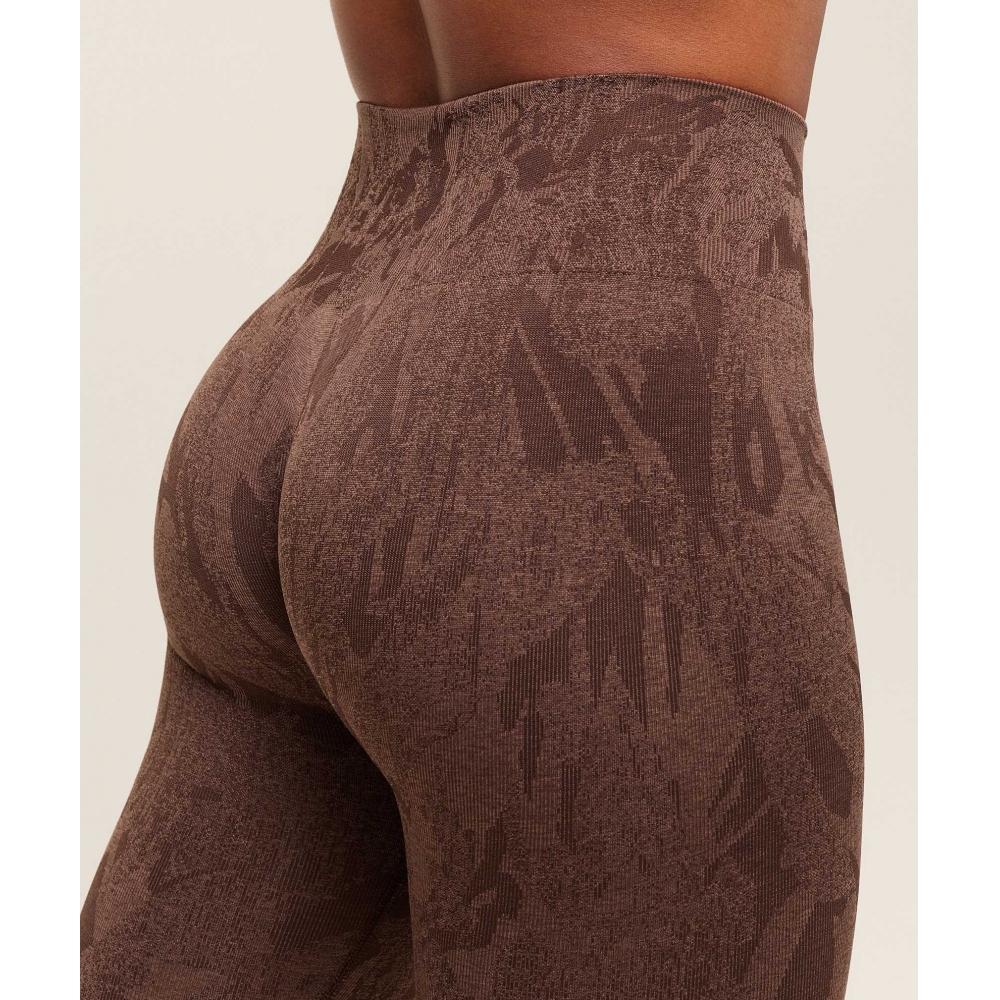 Gymshark Adapt Camo Seamless Leggings Archive Brown Soft Brown B4b8e Nc68
