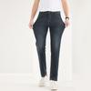 Men's Casual Mid-Waist Straight-Leg Jeans
