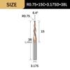 Solid Thread Engraving Drill Bit Steel Carving Tool For High Accuracy Metal Wood And Plastic Carving