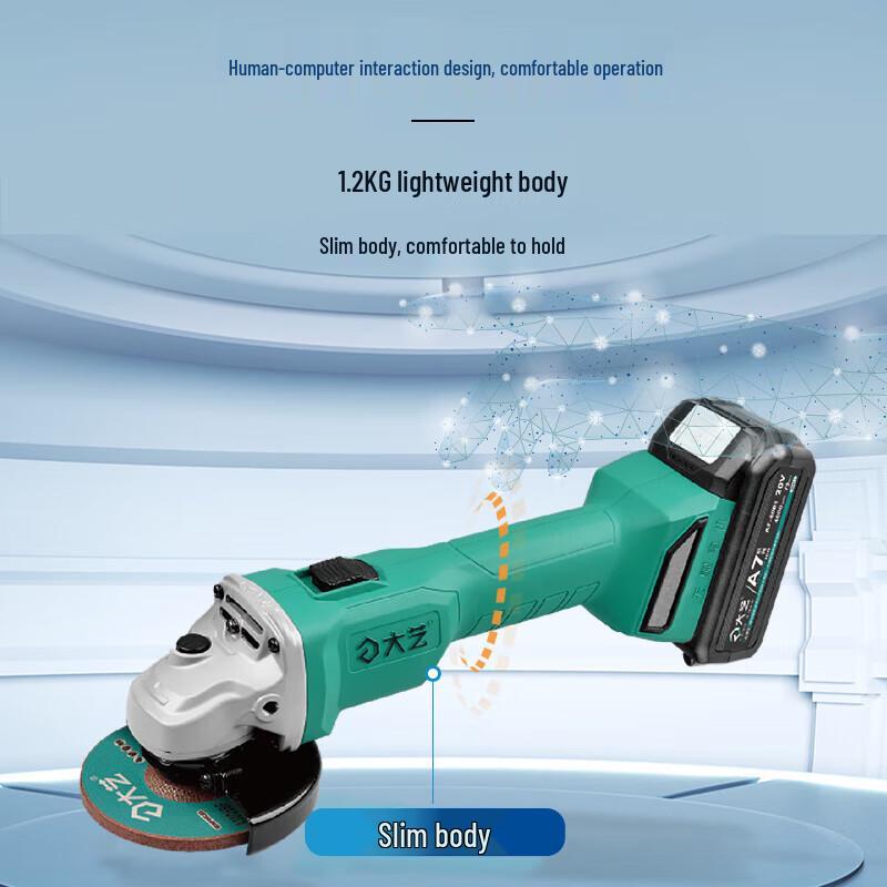 Dayi 20V Brushless Cordless Angle Grinder CN plug (adapter included)